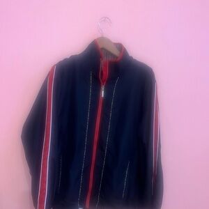 Men's Black and Red Jacket